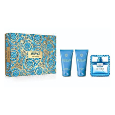 Versace Eau Fraiche Man - Eau De Toilette 50ml & Shower Gel 50ml & Aftershave 50ml