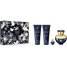 Versace Pour Femme Dylan Blue - Eau De Parfum ​​100ml & Body Lotion 100ml & Shower Gel 100ml & Eau De Parfum 5ml